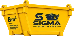 8m³ Skip Bin from Sigma Bin Hire