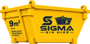 9m³ Skip Bin from Sigma Bin Hire